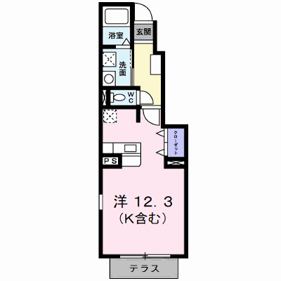 ジャン・アヴニールＣ 103【管理NO：1-012206103-01030】 ★家具家電は申し込み後に搬入します★ ★2026年11月中旬入居可能★の物件画像