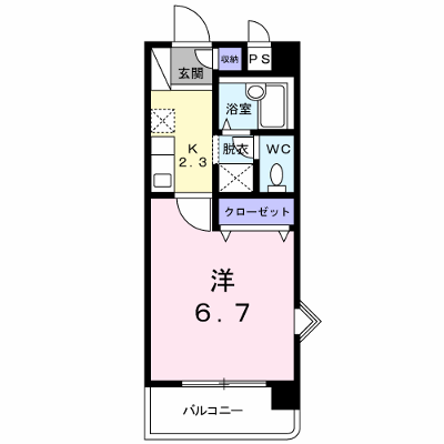 メゾン・ボーＤ 401【管理NO：1-009390701-04010】 ★家具家電は申し込み後に搬入します★ ★2026年10月下旬入居可能★の物件画像