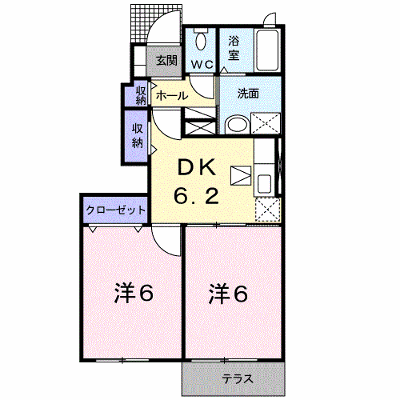 グラスロ－ズ・一生Ｂ 103【管理NO：1-014921602-01030】 ★家具家電は申し込み後に搬入します★ ★2026年11月上旬入居可能★の物件画像