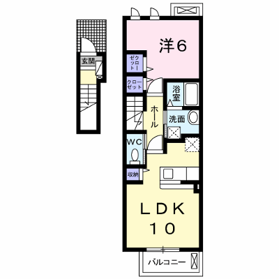 セトゥール　コート　Ⅲ 202【管理NO：1-024494301-02020】 ★家具家電は申し込み後に搬入します★ ★2026年11月中旬入居可能★の物件画像