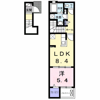 サンエレガントＢ 203【管理NO：1-025742102-02030】 ★家具家電は申し込み後に搬入します★ ★2026年10月上旬入居可能★の物件画像