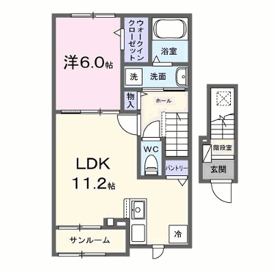 サンヴェルデ 202【管理NO：1-028427501-02020】 ★家具家電は申し込み後に搬入します★ ★2026年10月中旬入居可能★の物件画像