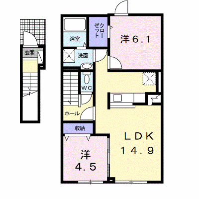 ブリアンイリーデ 201【管理NO：1-018528901-02010】 ★家具家電は申し込み後に搬入します★ ★2026年11月中旬入居可能★の物件画像