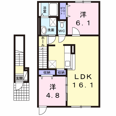 ビリーブ　グットⅠ 202【管理NO：1-018798001-02020】 ★家具家電は申し込み後に搬入します★ ★2026年11月中旬入居可能★の物件画像