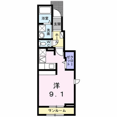 アーネラⅠ 101【管理NO：1-025234201-01010】 ★家具家電は申し込み後に搬入します★ ★2026年11月上旬入居可能★の物件画像