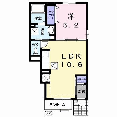 ＴＹハイツ　Ⅱ 103【管理NO：1-023360702-01030】 ★家具家電は申し込み後に搬入します★ ★2026年11月中旬入居可能★の物件画像