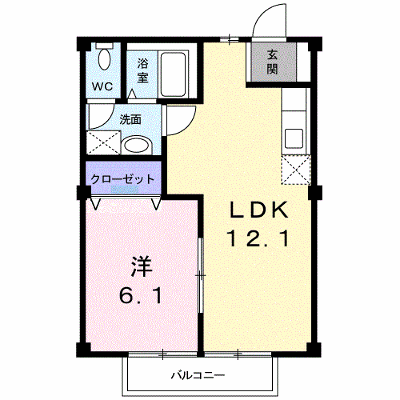 エテルナメゾン 103【管理NO：1-009529701-01030】 ★家具家電は申し込み後に搬入します★ ★2026年11月中旬入居可能★の物件画像
