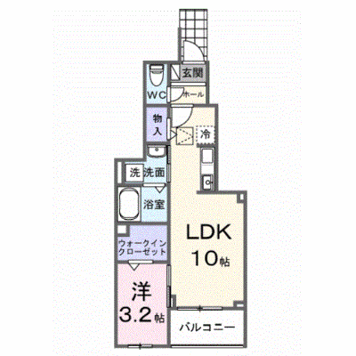 ヒカルサ川越南古谷イースト 102【管理NO：1-028647101-01020】 ★家具家電は申し込み後に搬入します★ ★2027年01月下旬入居可能★の物件画像