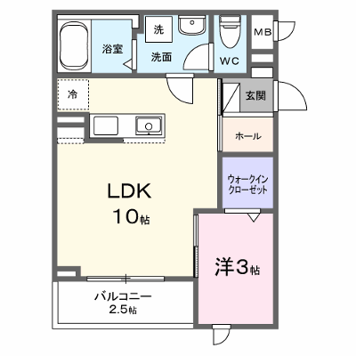 メゾン　ド　オラクル 201【管理NO：1-028788601-02010】 ★家具家電は申し込み後に搬入します★ ★2027年02月上旬入居可能★の物件画像