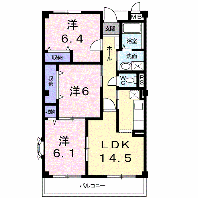 グランセレッソ壱番館 306【管理NO：1-009762801-03060】 ★家具家電は申し込み後に搬入します★ ★2026年11月中旬入居可能★の物件画像