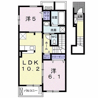 レイブンクロー 204【管理NO：1-026630103-02040】 ★家具家電は申し込み後に搬入します★ ★2026年11月中旬入居可能★の物件画像