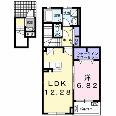 サンビレッジ　壱番館 204【管理NO：1-025329701-02040】 ★家具家電は申し込み後に搬入します★ ★2026年10月下旬入居可能★の物件画像