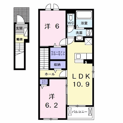 アルカディアⅠ 201【管理NO：1-026859701-02010】 ★家具家電は申し込み後に搬入します★ ★2026年11月中旬入居可能★の物件画像