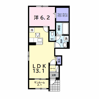メゾン　ド　プリューム　Ⅰ 101【管理NO：1-026673101-01010】 ★家具家電は申し込み後に搬入します★の物件画像