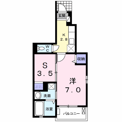 フェアリールゥー 101【管理NO：1-020824901-01010】 ★家具家電は申し込み後に搬入します★ ★2026年11月中旬入居可能★の物件画像