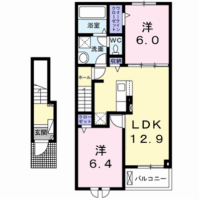 ヴィラ・ブライト蒼久保 204【管理NO：1-026790601-02040】 ★家具家電は申し込み後に搬入します★ ★2026年10月中旬入居可能★の物件画像