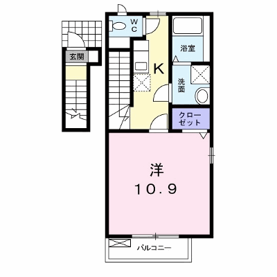 サニ－フラット 201【管理NO：1-017681301-02010】 ★家具家電は申し込み後に搬入します★ ★2026年10月下旬入居可能★の物件画像