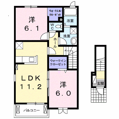 アルドール　Ａ 201【管理NO：1-018398101-02010】 ★家具家電は申し込み後に搬入します★ ★2026年11月中旬入居可能★の物件画像