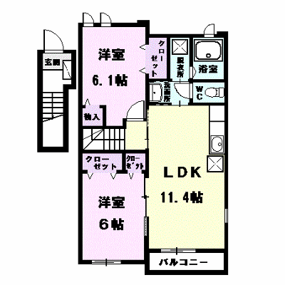 ベルタＫＹ 201【管理NO：1-016205401-02010】 ★家具家電は申し込み後に搬入します★ ★2026年11月中旬入居可能★の物件画像