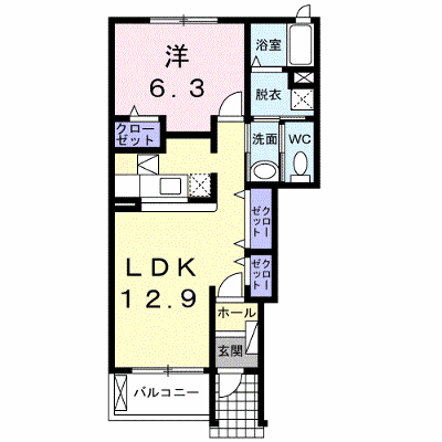 ランドマーク　２０１１　Ａ 103【管理NO：1-016981301-01030】 ★家具家電は申し込み後に搬入します★ ★2026年11月中旬入居可能★の物件画像