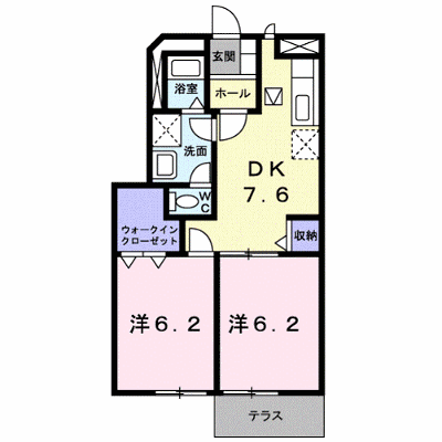 モンターニュⅡ 103【管理NO：1-009352301-01030】 ★家具家電は申し込み後に搬入します★ ★2026年11月中旬入居可能★の物件画像
