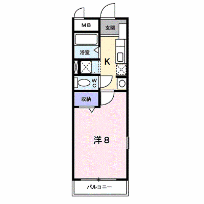 パラス卯兵衛 404【管理NO：1-011839601-04040】 ★家具家電は申し込み後に搬入します★ ★2026年11月上旬入居可能★の物件画像