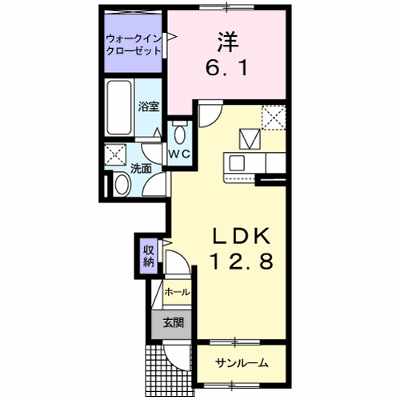 アイリス・Ｋ　Ⅲ 102【管理NO：1-026649303-01020】 ★家具家電は申し込み後に搬入します★ ★2026年12月上旬入居可能★の物件画像