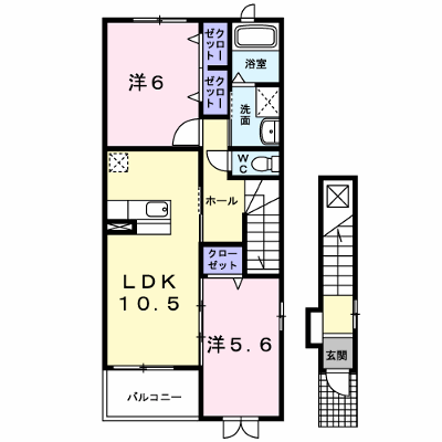 コンソラーレＢ 203【管理NO：1-014178302-02030】 ★家具家電は申し込み後に搬入します★ ★2026年11月上旬入居可能★の物件画像