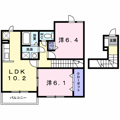 メゾン　グラースＡ 202【管理NO：1-013799901-02020】 ★家具家電は申し込み後に搬入します★ ★2026年11月上旬入居可能★の物件画像