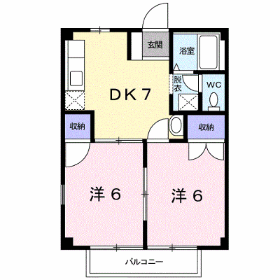 コーポコマツ 203【管理NO：1-007316601-02030】 ★家具家電は申し込み後に搬入します★ ★2026年10月下旬入居可能★の物件画像