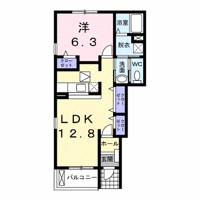 ミアマーユＢ 101【管理NO：1-013296402-01010】 ★家具家電は申し込み後に搬入します★ ★2026年11月中旬入居可能★の物件画像