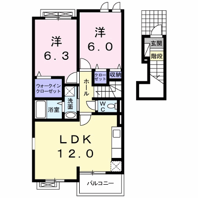 ライトブレス　Ｂ 205【管理NO：1-017495302-02040】 ★家具家電は申し込み後に搬入します★ ★2026年11月中旬入居可能★の物件画像