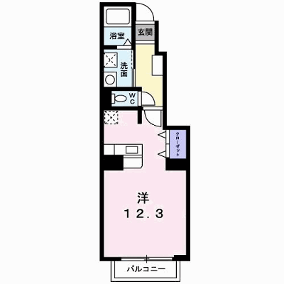 パンタナ－ル 103【管理NO：1-012151301-01030】 ★家具家電は申し込み後に搬入します★ ★2026年11月中旬入居可能★の物件画像