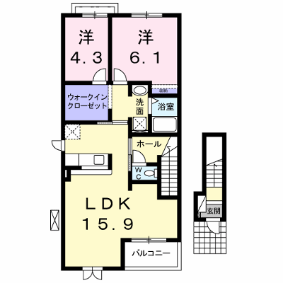 ベル・クリスティＡ 201【管理NO：1-018172401-02010】 ★家具家電は申し込み後に搬入します★ ★2026年11月中旬入居可能★の物件画像