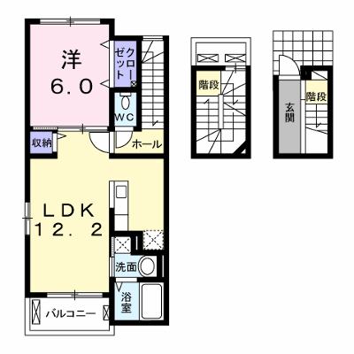 リッジモンド 307【管理NO：1-021369301-03060】 ★家具家電は申し込み後に搬入します★の物件画像