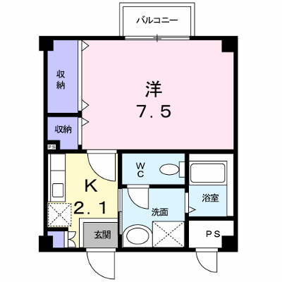 アルテール幸神 102【管理NO：1-010574601-01020】 ★家具家電は申し込み後に搬入します★ ★2026年11月中旬入居可能★の物件画像