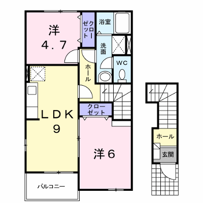 ハーヴェスト　Ａ 201【管理NO：1-014061501-02010】 ★家具家電は申し込み後に搬入します★ ★2026年10月中旬入居可能★の物件画像