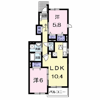 ラフレシール・メゾン・宮﨑Ⅱ 101【管理NO：1-015739602-01010】 ★家具家電は申し込み後に搬入します★ ★2026年10月下旬入居可能★の物件画像