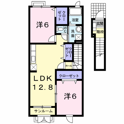 ヒラソールＡ 202【管理NO：1-015294001-02020】 ★家具家電は申し込み後に搬入します★ ★2026年11月中旬入居可能★の物件画像