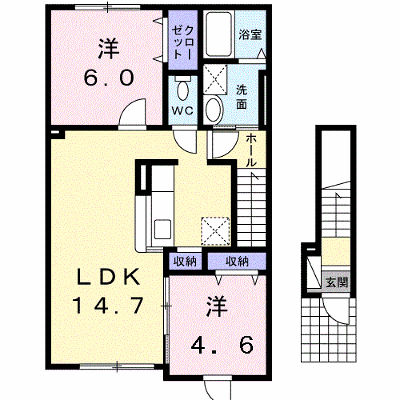 ブリッジ　１３ 201【管理NO：1-020769701-02010】 ★家具家電は申し込み後に搬入します★ ★2026年11月中旬入居可能★の物件画像