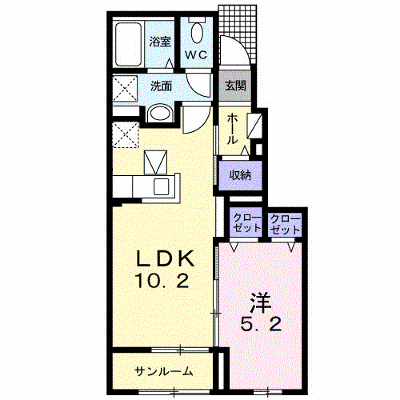 コンフォート　アライブⅥ 103【管理NO：1-026661302-01030】 ★家具家電は申し込み後に搬入します★ ★2026年11月中旬入居可能★の物件画像