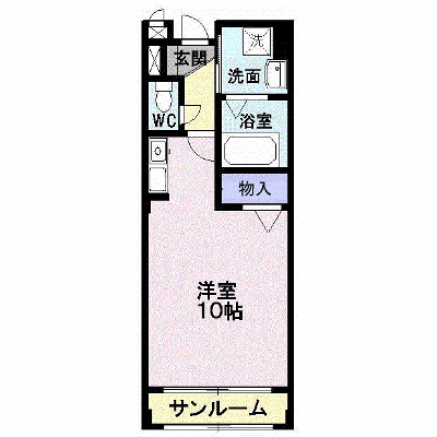 メルベーユ 201【管理NO：1-011791301-02010】 ★家具家電は申し込み後に搬入します★ ★2026年11月上旬入居可能★の物件画像