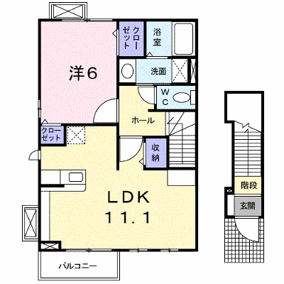 アルメリーナ　Ｂ 201【管理NO：1-015296502-02010】 ★家具家電は申し込み後に搬入します★の物件画像