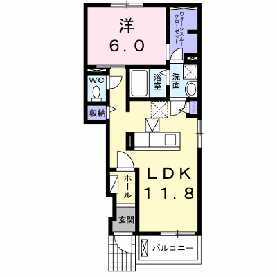 ベル・ソレイユ 103【管理NO：1-024778601-01030】 ★家具家電は申し込み後に搬入します★ ★2026年11月中旬入居可能★の物件画像