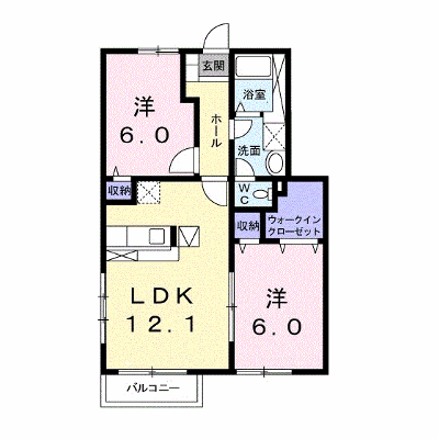 エヴァー・グリーン 102【管理NO：1-011899901-01020】 ★家具家電は申し込み後に搬入します★ ★2026年11月中旬入居可能★の物件画像