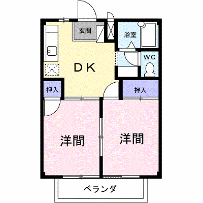 アネックス加藤Ｂ 202【管理NO：1-003927202-02020】 ★家具家電は申し込み後に搬入します★ ★2026年10月下旬入居可能★の物件画像