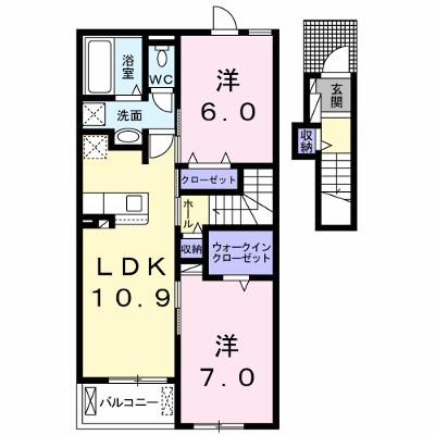 サン　ヒルズ　Ａ 202【管理NO：1-025787701-02020】 ★家具家電は申し込み後に搬入します★ ★2026年10月下旬入居可能★の物件画像