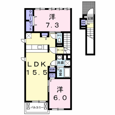 フォレストヒル弐番館 202【管理NO：1-021059302-02020】 ★家具家電は申し込み後に搬入します★ ★2026年11月中旬入居可能★の物件画像