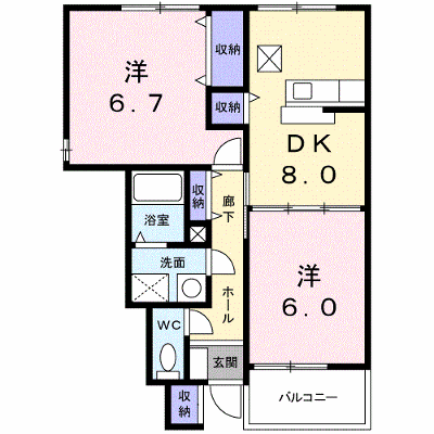 イーストサイド・ＡＮＡ　Ａ 101【管理NO：1-011774001-01010】 ★家具家電は申し込み後に搬入します★ ★2026年11月中旬入居可能★の物件画像
