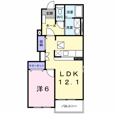 フリーデ　Ｂ 101【管理NO：1-013629502-01010】 ★家具家電は申し込み後に搬入します★ ★2026年11月中旬入居可能★の物件画像